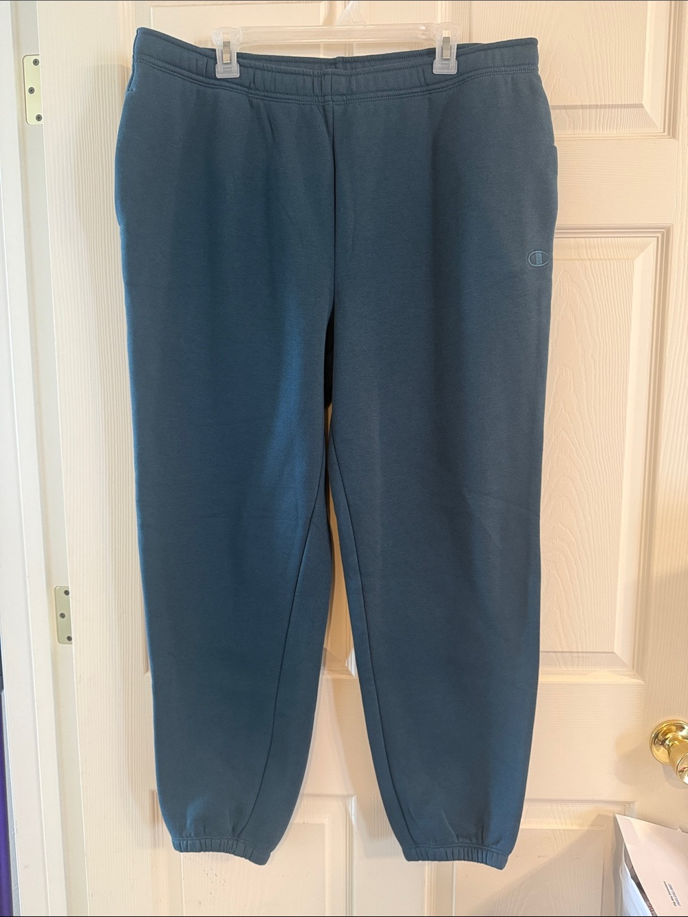 Champion Teal-Blue Jogger Sweatpants